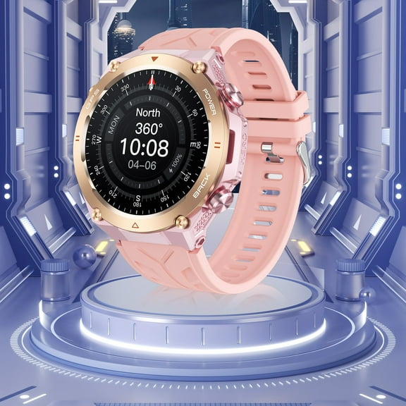 Viflosae Built In GPS Large Battery Capacity Bluetooth Call Message Push Multiple Sports Modes Multifunctional Waterproofs Smartwatch Smart Watch for Womens Gifts