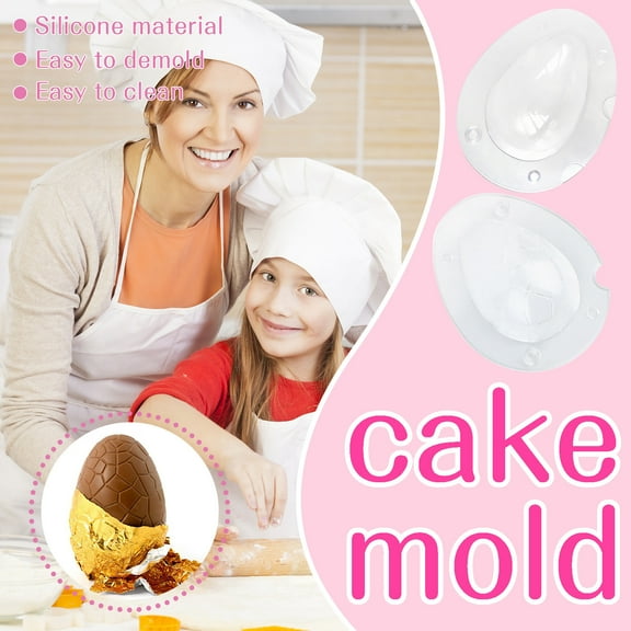 Viflosae Cake Molds Cookie Molds Easter Chocolate Mold Dinosaur 3D Pattern Fun for Kids Party Baking Creative Holiday Treats DIY Craft Confectionery