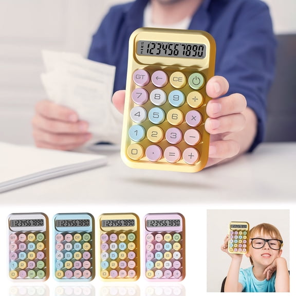 Viflosae Calculator Scientific Calculator Portable 10- Calculator Financial Office Computer for Middle School Students