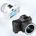 thumbnail image 1 of Viflosae Camara Digital Cameras CCD High-definition Mini DSLR Digital Camera with Front and Rear Double Lenses Rotating Focus and Multiple Filter, 1 of 7