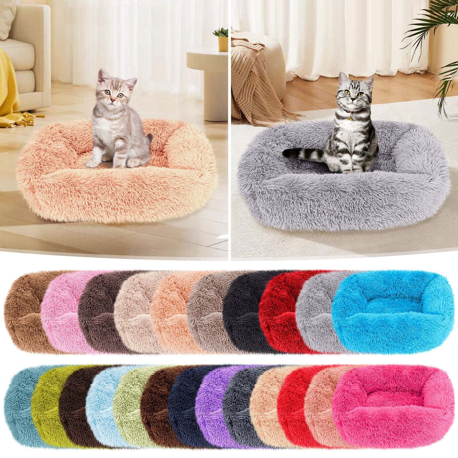 Viflosae Cats Beds & Furniture Cats Desk Bed Long Strip Shape Comfortable Kennel Dogs Pet Litter Sleep PV Litter Sleeping Bed 45*35cm