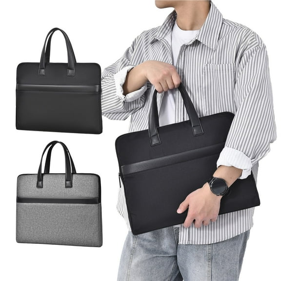 Viflosae Chest Bag Sling Bag Portable Large-capacity Cloth Briefcase Document Bag Document Bag Business Meeting Training Meeting Father's Day