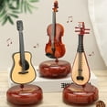 thumbnail image 1 of Viflosae Children Music Toy Early Learning Educational Guitar Violin Music Box Music Box Boys Girls Guitar Violin Rotation Send Children Birthday Gifts Holiday Gifts, 1 of 9