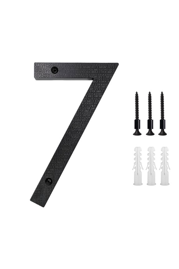 Christmas Decorations Christmas Decorations 5 Inch Modern Metal House Numbers Black Door Number House Address Letters And Numbers for Outside Signs Gift for Anniversary, Birthday, Christmas