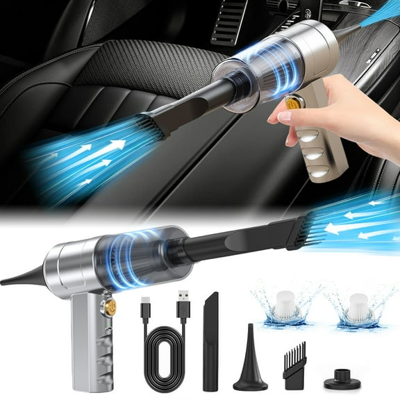 Viflosae Christmas Decorations Indoor Christmas Tree Ornaments Car Portable Handheld Small Vacuum Cleaner Wireless Home Car-use Rechargeable High Power Powerful Vacuum Cleaner