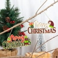 thumbnail image 1 of Viflosae Christmas Decorations Wooden Letter Hangings Merry Christmas Wooden Sign Hanging Christmas Tree Pendants Christmas Decorations Indoor, 1 of 8