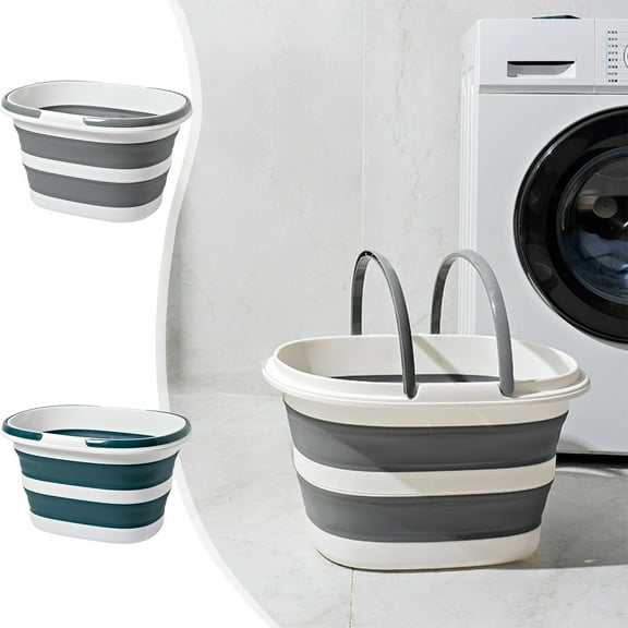 Viflosae Collapsibles Wash Basin Wash Basin 16L 4gal Large Collapsibles Bucket For Clothes Storage House Cleaning Camping Space Saving Multi Purpose Mop Cleaning Lightweight And Portable