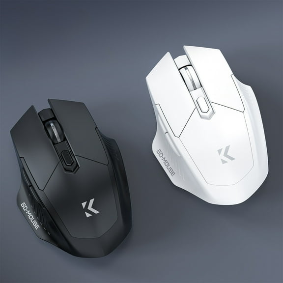 Viflosae Computer Mouse Gaming Mice Wireless and Bluetooth Two Mode Connection 1600 DPI Adjustment Type-C Fast Charging Office Gaming Mouse