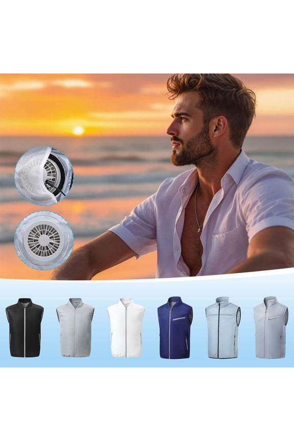 Coolings Vests with Fans Summer Coolings Air-Conditioned Vests Outdoor Cool Vests Men’s and Women’s Outdoor Cool Jacket with Fan Stay Cool and Comfortable