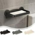 thumbnail image 1 of Viflosae Corner Shelf Bathroom Shelves Toilet Tissue Rack No Punching Paper Rack Wall Mounted Washcloth Tissue Storage Rack for Kitchen, 1 of 7