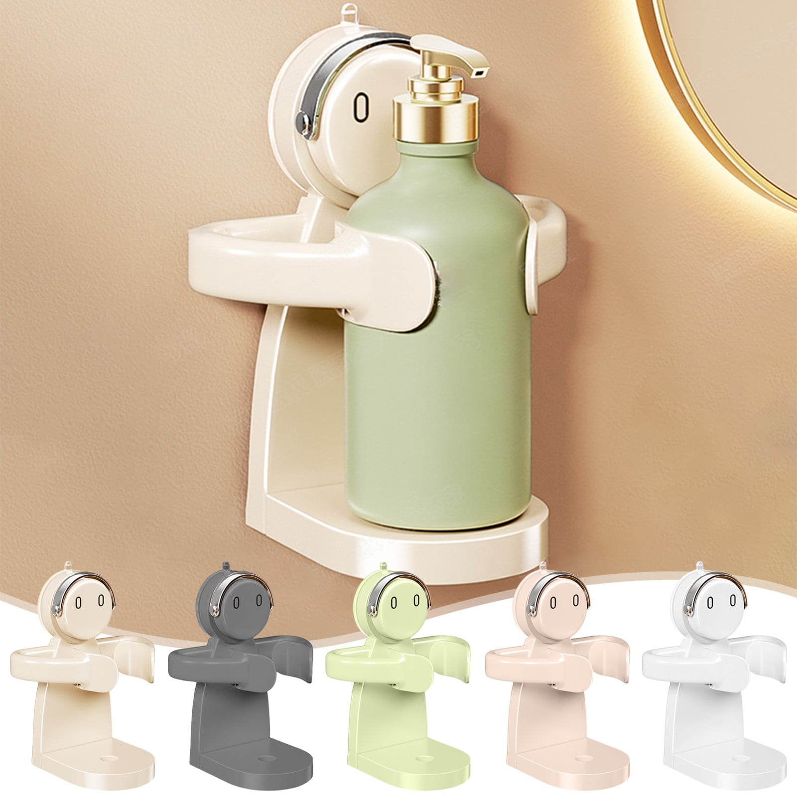 Viflosae Corner Stand Bathroom Floating Shelves No-Drill Bathroom Shelf ...