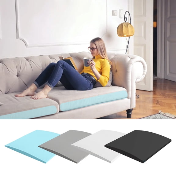 Viflosae Couch Cushion Support Couch Cushions High Density Curved Foam Sofa Cushion Support Insert for Sagging Seat Pads Comfortable Upgrade for Chairs Sofas Lounges