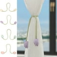thumbnail image 1 of Viflosae Curtain Ties Tulips Hook Curtain Drawstrings Pretty And Useful Curtain Ties Floral Fresh Sweet Decorations Curtain Holders Summer Decorations for Home for Bedroom, 1 of 7