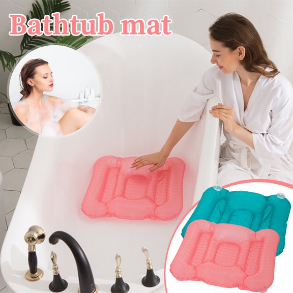 Viflosae Cushion for Office Chair Office Seat Cushion 1PC Adult Spa Inflatable Cushion Chair Backrest wirh Suction Cup Inflatable Cushion for Breathable