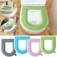 thumbnail image 1 of Viflosae Cushions Office Seat Cushion Waterproof Soft-Pad Toilet Seat Ring U-Shaped Toilet Ring Toilet Seat Pad, 1 of 3