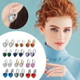 thumbnail image 1 of Viflosae Cute Earrings for Women Earings Stocking Stuffers for Women Women Earrings Heart-shaped Zircon Multi-color Fashion Earrings, 1 of 9