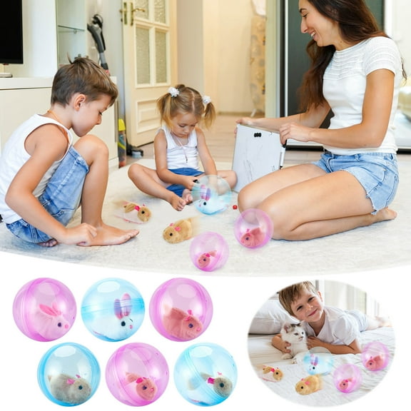 Viflosae Cute Plushies 2 Year Old Boy Toys Animals Rolling Ball Toys Boys and Girls Toys Pet Toys Fidgety Toys Boys and Girls Over 1 Year Old Toys Family Pet Toys Animals Running Ball Toy