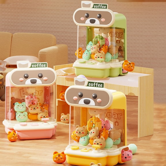 Viflosae Cute Stuffed Animals Gifts for Older Women Practical Gifts Home Machine Toys Small Milk Tea Bear Doll Twisted Machine Women Mini Machine