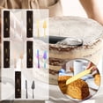 thumbnail image 1 of Viflosae Cutlery Set Utensils Set Fork and Spoon Set Stainless Steel Bread Knife Cake Knife Cake Cheese Pizza Spatula -Plated Long Thick Cutlery Gift Set Household Cutlery Set, Restaurant Flatware, 1 of 3