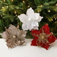 thumbnail image 1 of Viflosae DIY Christmas Ornaments Christmas Decor Indoor Christmas Flowers Artificial Flowers Christmas Decorations Everlasting Flowers Dress Up Your Christmas Tree, 1 of 4