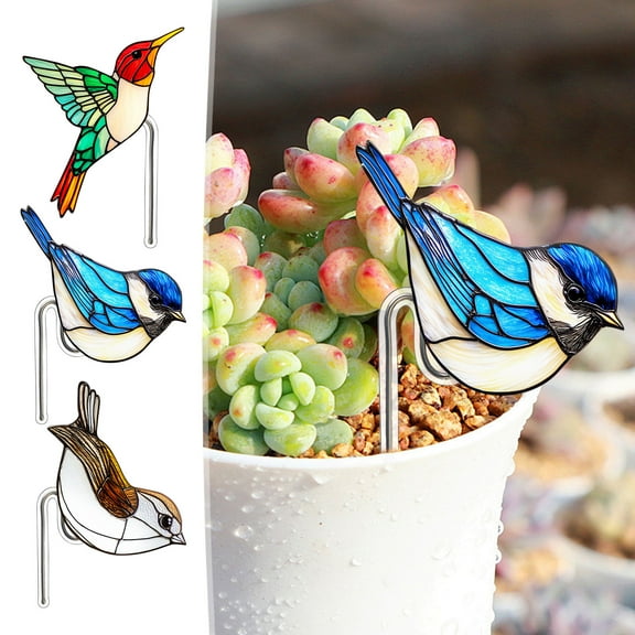 Viflosae Decorative Pots for Plants Indoor Yard Decor Acrylic Potted Insert Planter Decoration for Indoor Plants and Home Decor