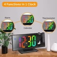 thumbnail image 1 of Viflosae Digital Clocks Alarm Clock for Heavy Sleepers Clock Alarm Clock Digital Temperature Time Projection Display Bedside Clock Radio Desk Table Home, 1 of 10