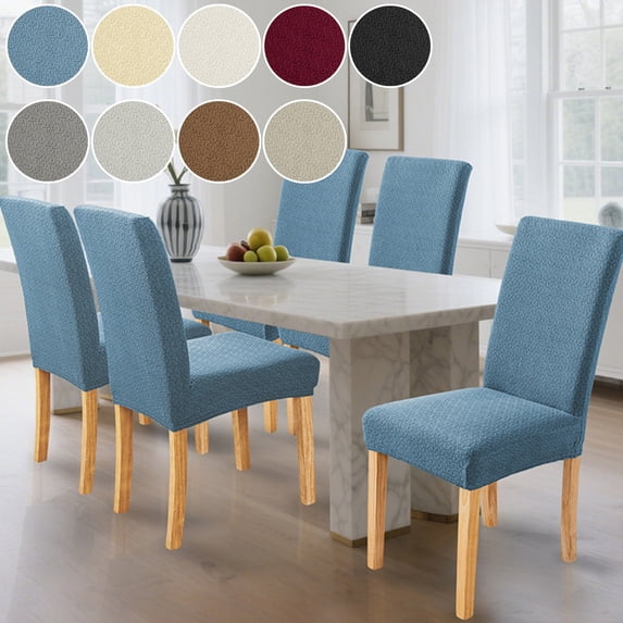 Viflosae Dining Chair Covers Chair Slipcovers Chair Covers for Dining Room Stretch Chair Slipcovers for Kitchen Seat Protectors Wedding Banquet Decorations Fabric Washable
