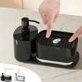 thumbnail image 1 of Viflosae Dishes Soap Dishwashing Soap Hand and Soap Dispenser Set with Tray Soap Dispenser with Sponge and Dishcloth Organizer for Kitchen Sink Countertop Storage, 1 of 7