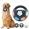 thumbnail image 1 of Viflosae Dog Toys Dog Chew Toys Pet Dog Football Shape Toy Rubber Squeaky Suitable Interactive Pet Toy for Water Play Training Outdoor Games Gift for Anniversary, Birthday, Christmas, 1 of 10