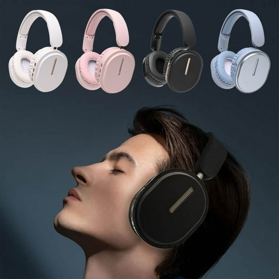Viflosae Wireless Headphones Headphones over Ear Head Mounted Wired and Wireless Double Mode Foldable Soft Headband Low Latency High Battery 5.1 Sports Gaming Bluetooth Headphones Earphones