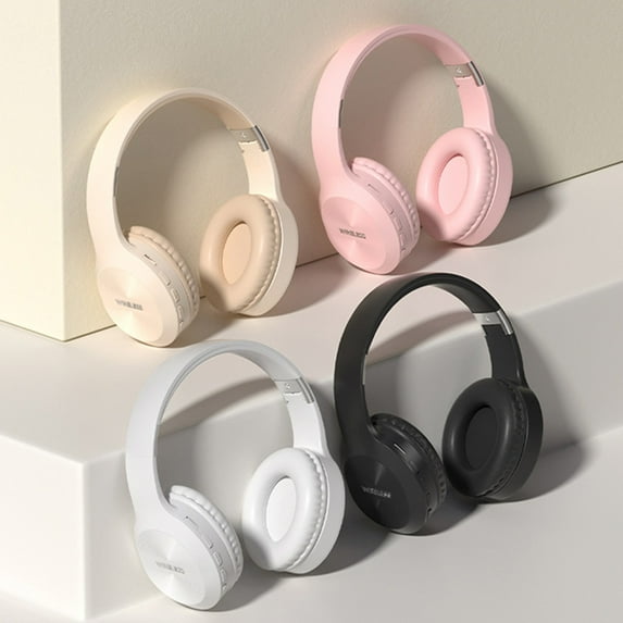 Viflosae Over Ear Headphones Wired Headphones Headworn Bluetooth Earphones HiFi Sound Effect Noise Reduction Clear Call Bluetooth 5.3 Flexible Folding Wireless Earphones