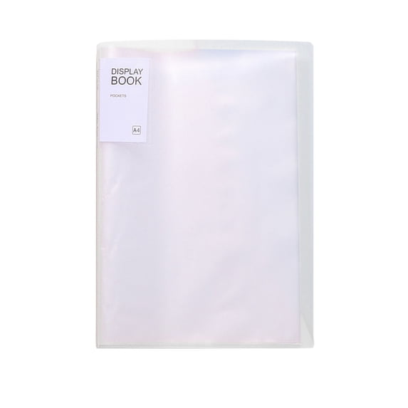 Viflosae Folders Folder Organizer A4 Rhinestones Art Storage Portfolio Book Binder Plastic Sleeves Craft Collection Display for Diamonds Beads Organization