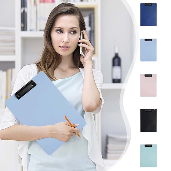 Viflosae Folders for Documents File Organizer Folder Board Office Supplies Thickened Writing Board Color Clip Home Folder