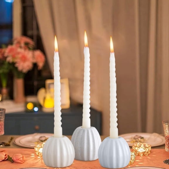 Viflosae Friendsgiving Party Decorations Fall Home Decor Ceramic Decoration Modern Candlesticks Candles Aroma Diffusers Tabletop Home Living Room Entrance Hall Ornaments