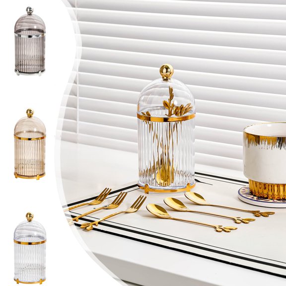 Viflosae Fruit fork Set with Storage Box Stainless Steel Dessert forks Small Cake Picks Serving Utensils with Individual Plates High End Gift Set for Home Party Entertaining
