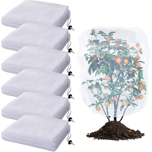 Viflosae Garden Insect Netting Plants Protection Cover Mesh Net to Shield Flowers Vegetables from Pest Damage Bug Barrier Lightweight Breathable Greenhouse Crop Guard Row Cover for Gardening