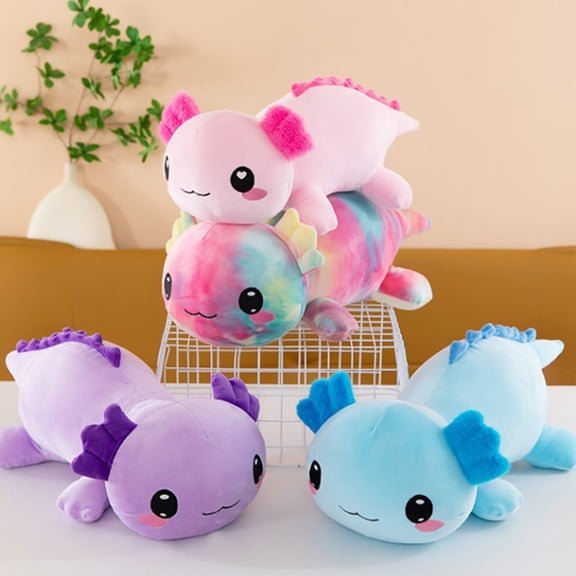 Viflosae Gift for Boys Boy Toys Age 5-6 Years Old Valentines Gifts for Him Hexagon Salamander Doll Sleeping Cartoons Cute Soft Cute Doll Fish Children Plushtoy Home Decoration
