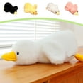 thumbnail image 1 of Viflosae Gifts for Girls 4-6 Cute Hair White Ducks Doll Toy Yellow Ducks Doll Sleeping Soothing Big Gooses Doll Pillow Day Gift Plushs Dolls for Girls, 1 of 7