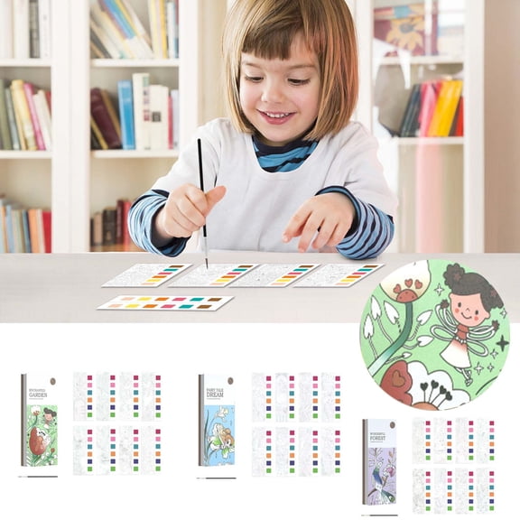 Viflosae Girl Toys 8-10 Years Teen Gift 7 Year Boy Christmas Gifts Gouache Graffiti Picture Color Filling Picture Graffiti Pocket