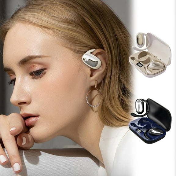 Viflosae Hanging Ear Type Large Capacity Built-in Battery Low Latency True Wireless Multi Model Suitable For Type-C Fast Charging Sports Bluetooth Open Ear Headphones Electron