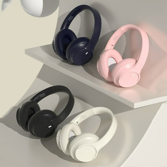 Viflosae Headphones over Ear Wired Headphones Head Mounted Wired and Wireless Double Mode Foldable Soft Headband Low Latency High Battery 5.3 Sports Gaming Bluetooth Headphones Earphones