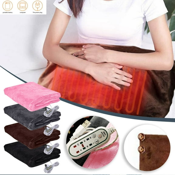 Viflosae Heated Blanket Heating Warm Shoulder Warm Back Blanket Cover Leg In Winter Shawl Heating Warm Cushion Office Heating Artifact