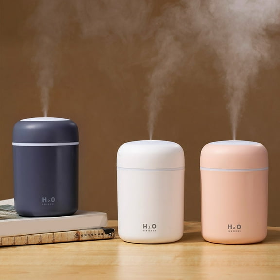 Viflosae Humidifiers for Bedroom Colorful Cool Mini Humidifier,USB Desktop Humidifier For Bedroom,Office Room,Car,etc. Auto Shut-Off,2 Mist Modes,Super Quiet.