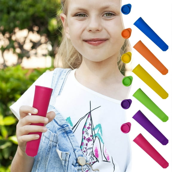 Viflosae Ice Molds Ice Molds for Cocktails Push Up Stick Ice Cream Yogurt Jelly Lolly Maker Mould