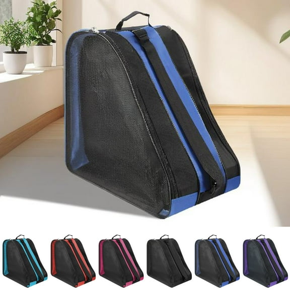 Viflosae Ice Skating Dry Shoes Bag Roller Skates Thickened Shoulder Storage Backpack Large Capacity Portable Sports Travel Carry Bag