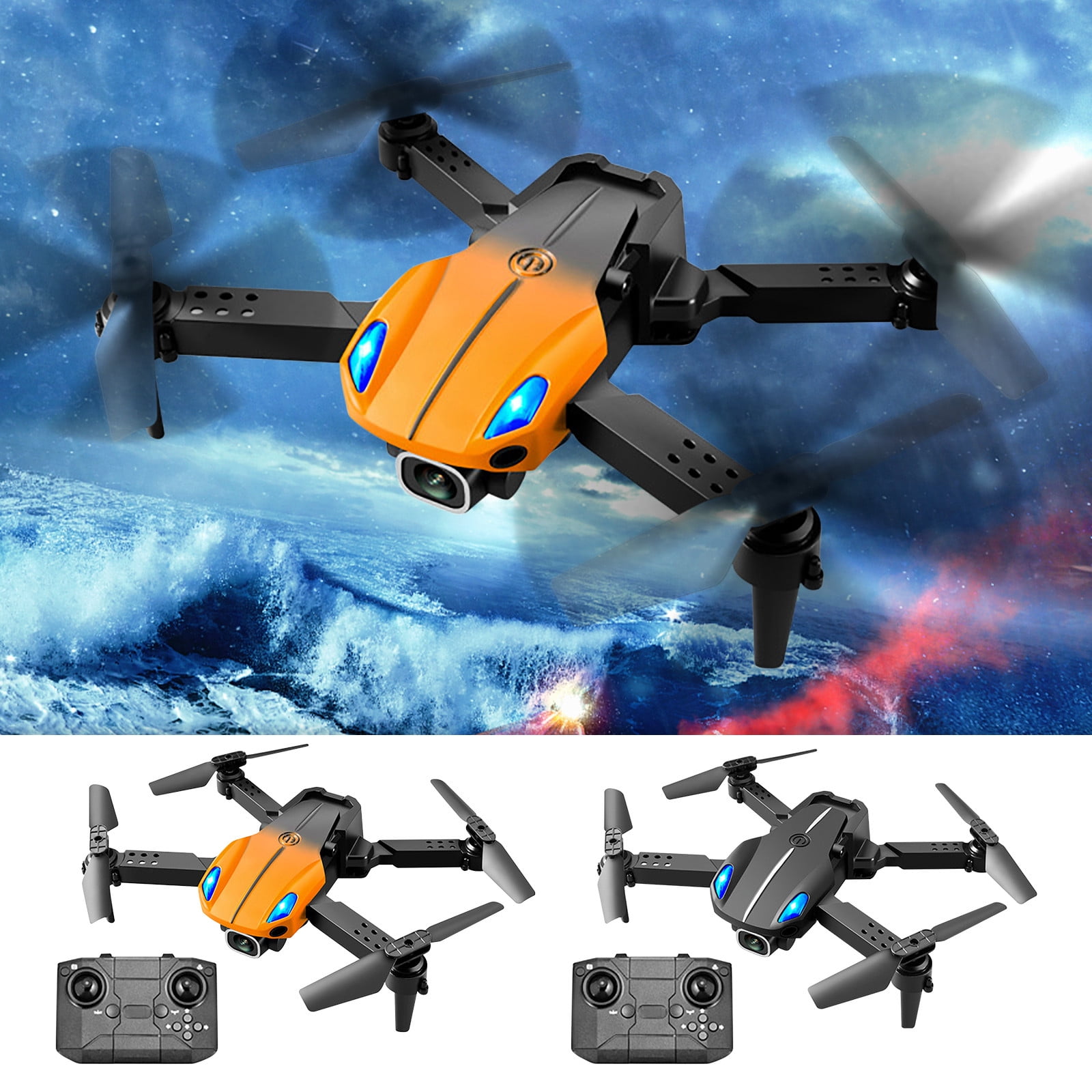 Viflosae KY907 Mini Folding UAV Obstacle Avoidance Remote Control ...