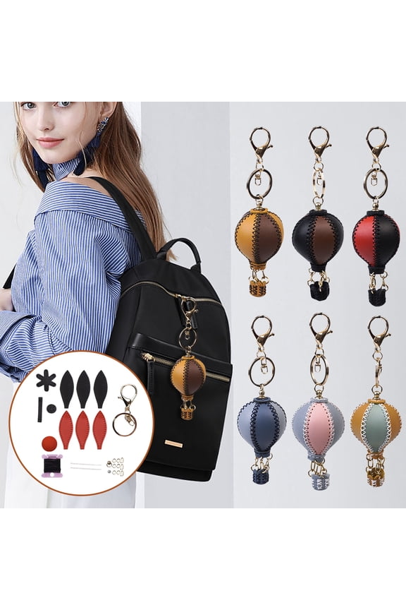 Key Chains Keychain Cute Small Gift Ideas DIY Material Package for Leather Hot Pendant Hand Sewn Leather Mini Key Chain