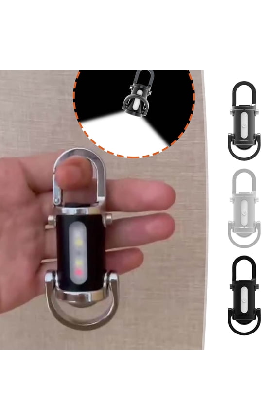 Key Ring Car Key Chain Valentines Gift Christmas Gift Keychain Flashlight Lighting Emergency Lighting