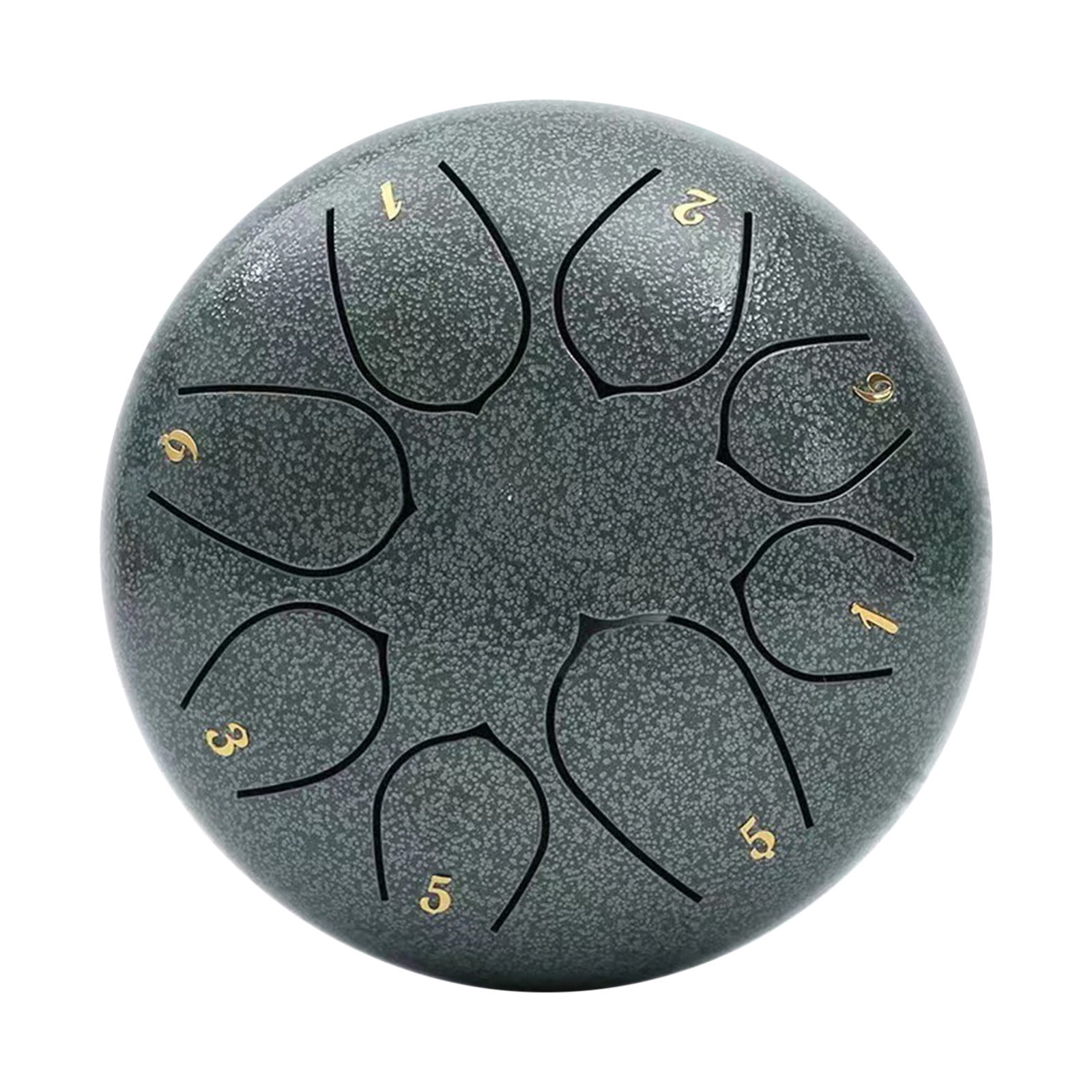 Viflosae Kids Educational Toys Outdoor Rain Drum Outdoor Rain Play Steel Tongue Drum 11.4cm 8 Tones Essential Drum With Drumsticks And Music Handpan Meditation Drum for Garden Meditation