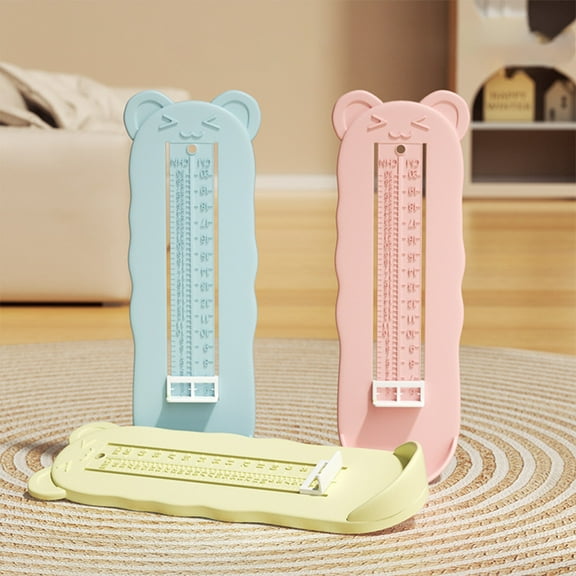 Viflosae Kids Foot Measuring Device Accurate Length Measurement Tool for Children Shoe Size Gauge Home Use Baby Toddler Foot Ruler Growth Tracker Sizing Guide for Buying Shoes Online